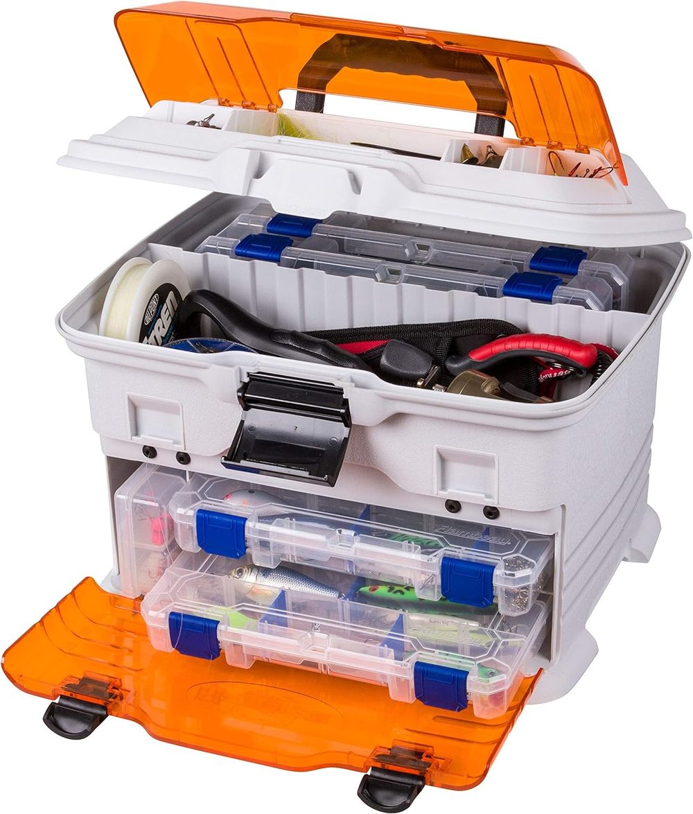 Flambeau Outdoors T4 Pro Multiloader with Tuff Tainer trays pulled out